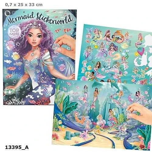 Top Model lipdukų knyga "Mermaid 2025"