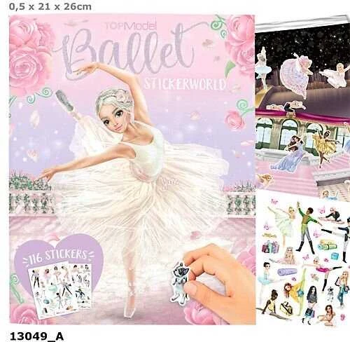 Top Model lipdukų pasaulis "Baletas"