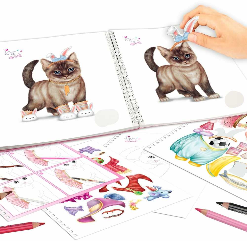 Depesche TOPModel ''Katinėlių'' spalvinimo knygelę