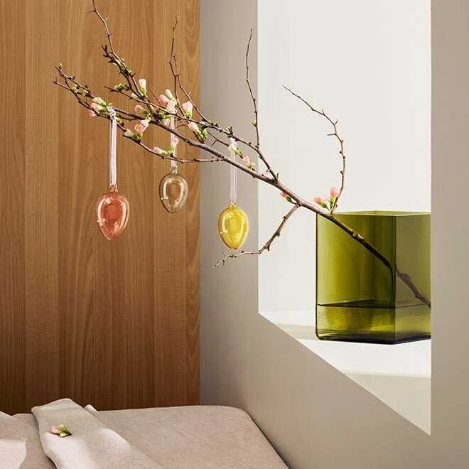 Iittala OTC stiklo obuoliai žali 3 vnt.