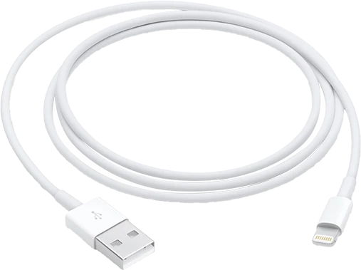 Apple Lightning ir USB kabelis (1 m)