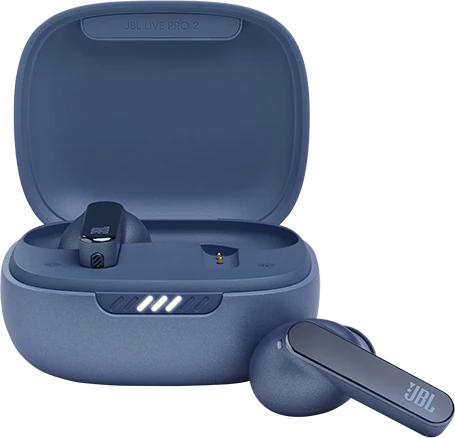 Belaidės ausinės JBL Live Pro 2 TWS, Mėlynos spalvos