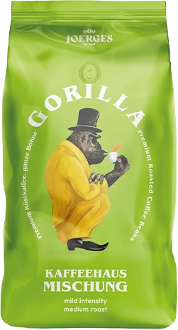 Gorilla Sports Gorilla Kaffeehaus sveikos pupelės 1kg kilnus mišinys be karčiųjų medžiagų