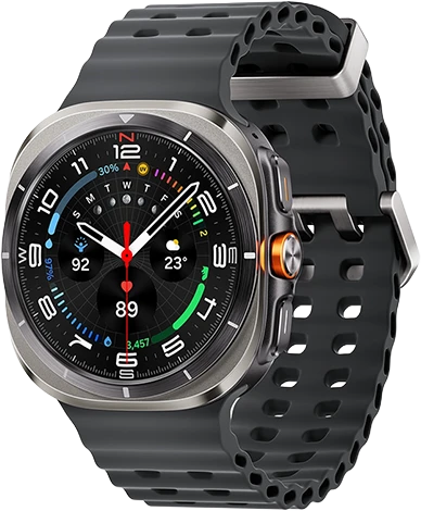 Išmanusis laikrodis „Samsung Galaxy Watch Ultra“ sportinis laikrodis, 47 mm, sidabrinis (2025 m.)