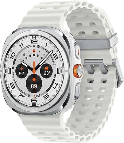 Išmanusis laikrodis Samsung Galaxy Watch Ultra 47mm LTE, Titano korpusas, Baltos spalvos