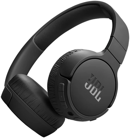 JBL Tune 670 NC belaidės ausinės, Juodos spalvos