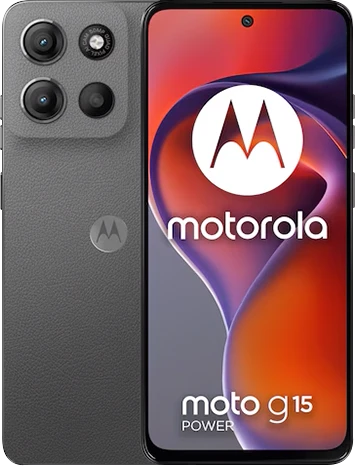 Motorola moto g15 power 17,1 cm (6,72 colio) dviejų SIM kortelių „Android 15“ 4G USB C tipo 8 GB 256 GB 6000 mAh Pilkas