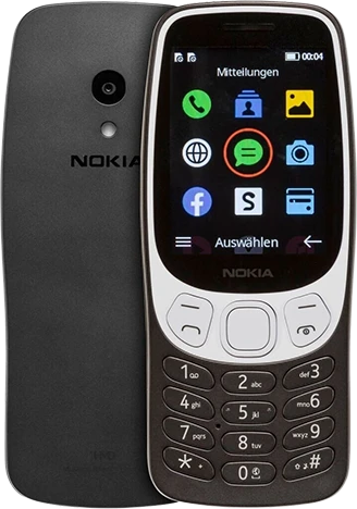 Mobilusis telefonas Nokia 3210 Dual SIM, 4G juoda, (CZ, SK, HU)