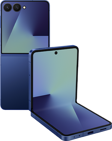 Samsung Galaxy Z Flip7 F766B 5G Dual Sim 12GB RAM 256GB – Mėlyna Shadow