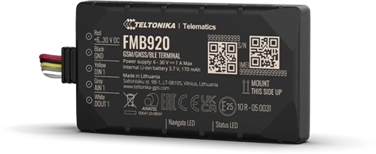 FMB920 2G TELTONIKA GPS SEKLYS, SIM kortelė: Nepridėti, Serveris : Nepridėti, PRO Serveris: Nepridėti