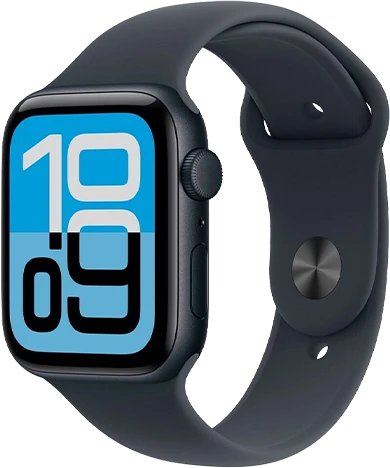 Išmanusis laikrodis Apple Watch SE 3 GPS 44mm Midnight Alu Sport M/L Mėlyna (MEHQ4MP/A)