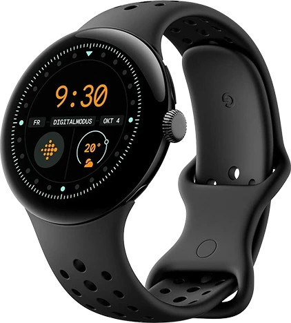 Išmanusis laikrodis Google Pixel Watch 3 41mm LTE – Obsidian Juodas