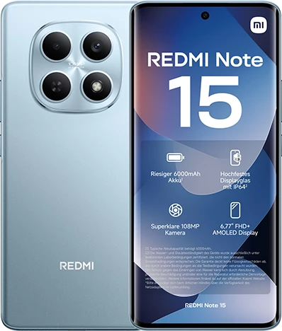 XIAOMI Redmi Note 15 4G 6/128GB Glacier Blue