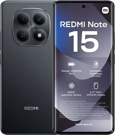 XIAOMI Redmi Note 15 4G 6/128GB Black