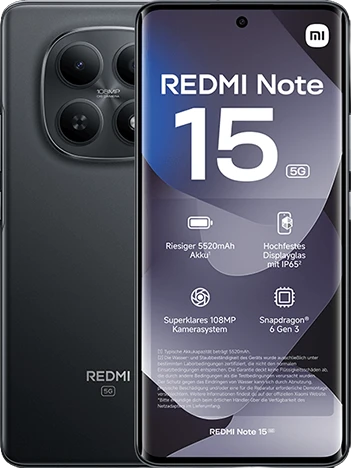 XIAOMI Redmi Note 15 4G 8/256GB Black