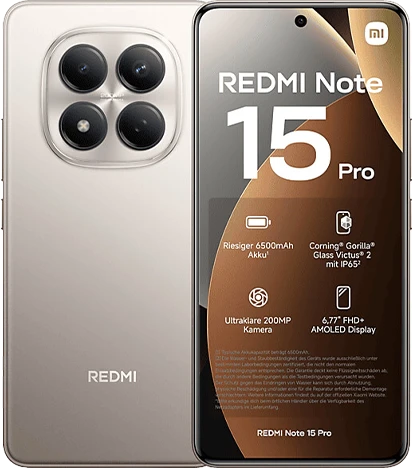 Xiaomi Redmi Note 15 Pro 4G 8 / 256GB Titanium, modelis
