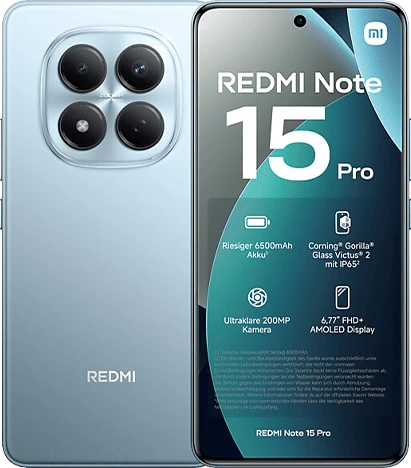 XIAOMI Redmi Note 15 Pro 4G 8/256GB Glacier Blue