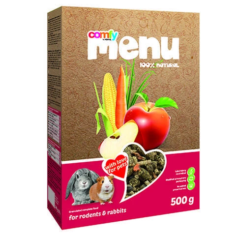 Aquael Comfy maistas granulėmis graužikams 500g