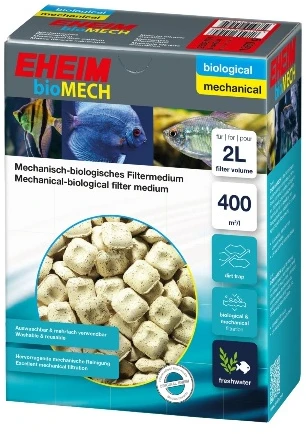 EHEIM biomechaninis filtras akvariumo vandeniui valyti, ilgalaikis, 2 l
