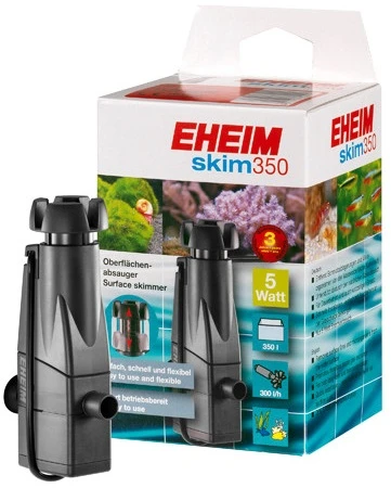 EHEIM Skim 350 vandens paviršiaus filtras akvariumams – efektyvus paviršiaus valymas