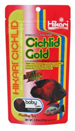 Hikari Cichlid Gold Baby visavertis pašaras žuvims - 250 g