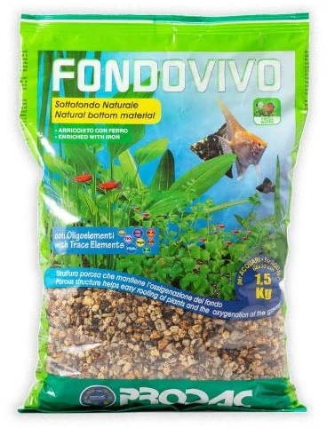 Prodac Fondo Vivo natūralus substratas su moliu 1,5kg