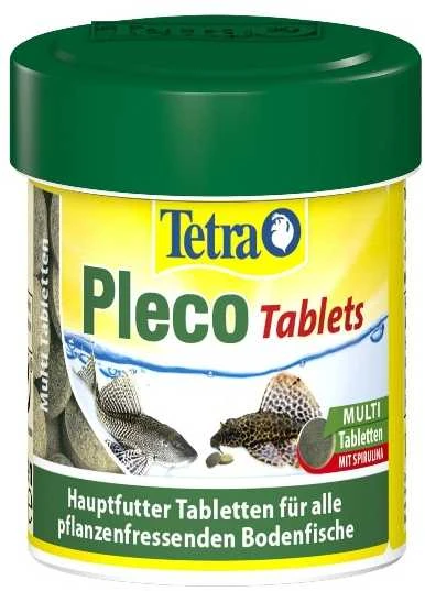 Tetra Pleco Tablets pašaras žolėdėms dugninėms akvariumo žuvims tabletėmis,275vnt
