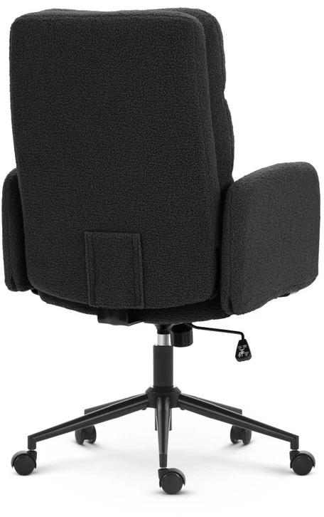 Hells Chair Biuro kėdė su minkštu tekstūriniu apmušalu ir TILT, iki 120 kg, juoda