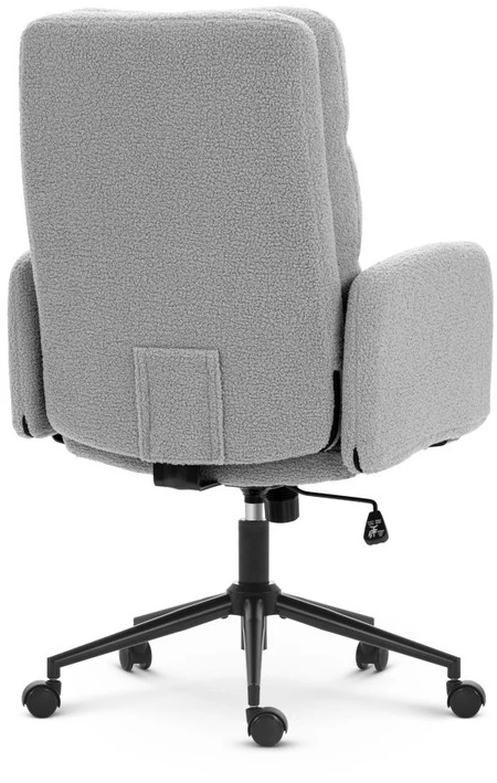 Hells Chair Biuro kėdė su minkštu tekstūriniu apmušalu ir TILT, iki 120 kg, pilka