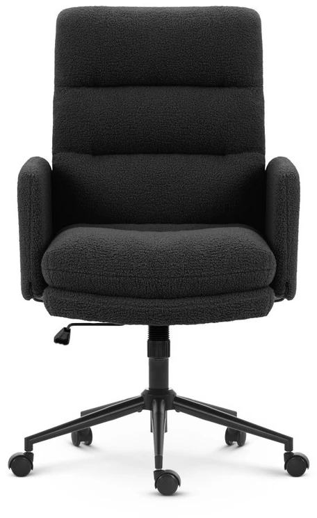 Hells Chair Biuro kėdė su minkštu tekstūriniu apmušalu ir TILT, iki 120 kg, juoda