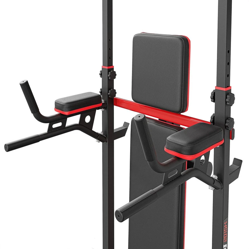 Hop Sport Daugiafunkcė treniruočių stotelė su suoliuku, prisitraukimų skersiniu ir štangos laikikliais, iki 150 kg