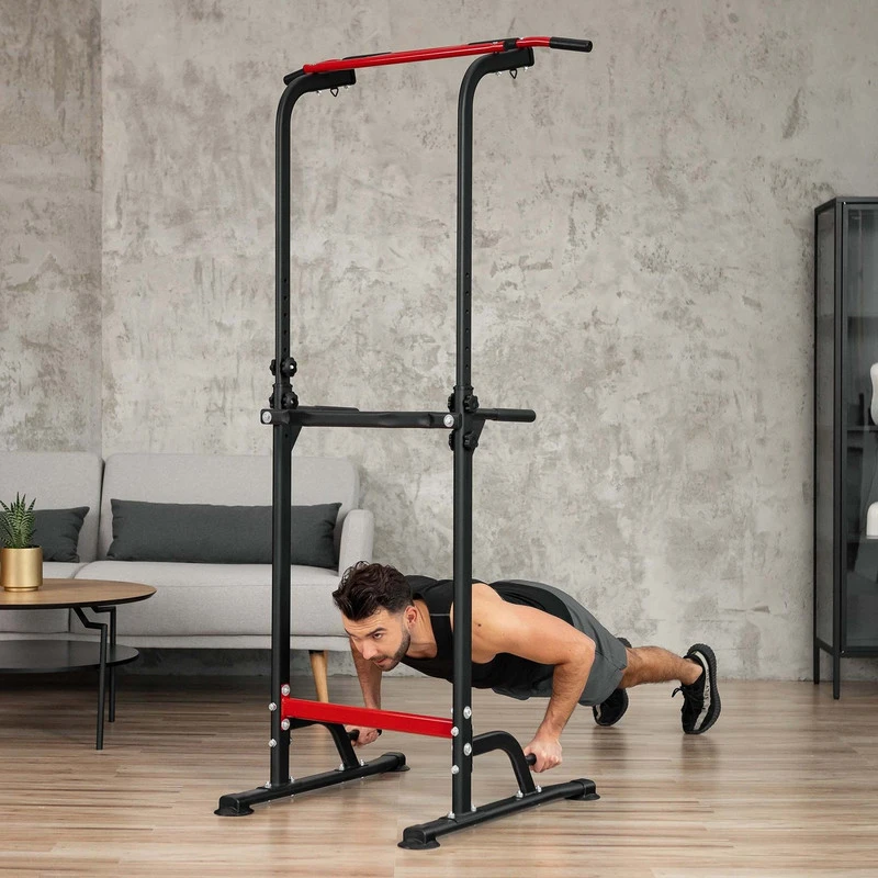 Hop Sport Daugiafunkcė treniruočių stotelė su prisitraukimų skersiniu ir lygiagretėmis, iki 150 kg