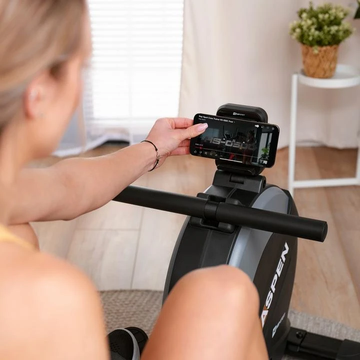 Hop Sport Magnetinis irklavimo treniruoklis su LCD ekranu, 16 pasipriešinimo lygių, iki 120 kg