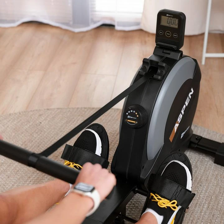Hop Sport Magnetinis irklavimo treniruoklis su LCD ekranu, 16 pasipriešinimo lygių, iki 120 kg
