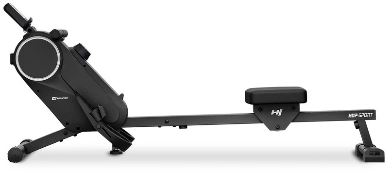 Hop Sport Magnetinis irklavimo treniruoklis su LCD ekranu, 16 pasipriešinimo lygių ir Bluetooth, iki 110 kg, juodas