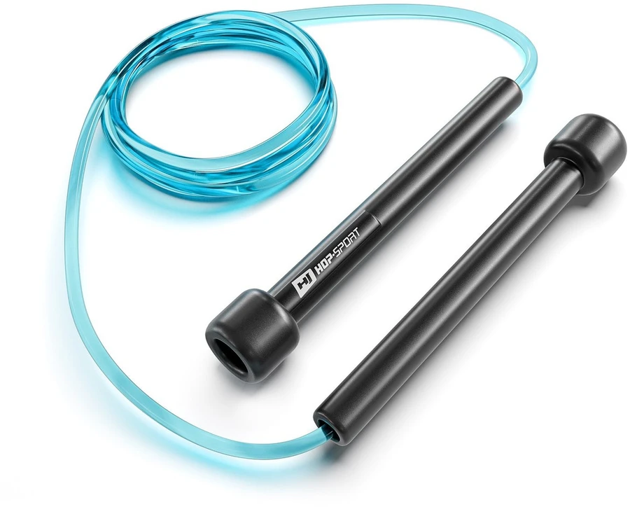 Hop Sport Plastikinė šokdynė namų ir funkcinėms treniruotėms, 275 cm, mėlyna