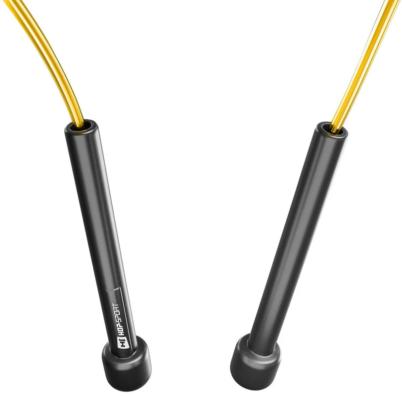 Hop Sport Plastikinė šokdynė namų ir funkcinėms treniruotėms, 275 cm, geltona