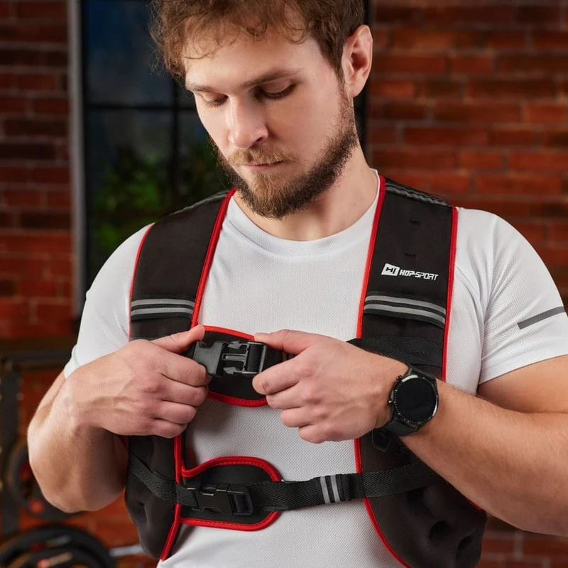 Hop Sport Reguliuojama svorių liemenė bėgimui ir jėgos treniruotėms, 5kg