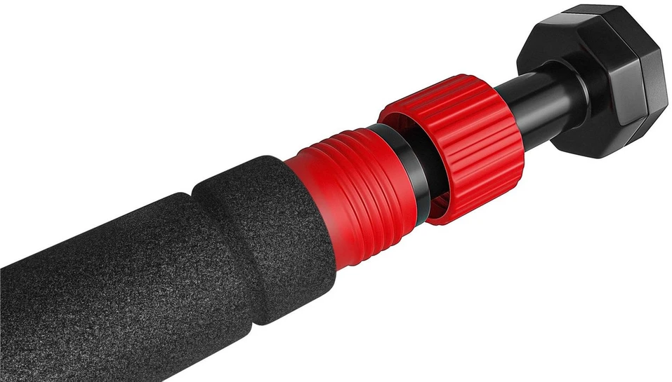 Hop Sport Reguliuojamas tarpdurio prisitraukimų skersinis, 65–100 cm, iki 150 kg, juodas