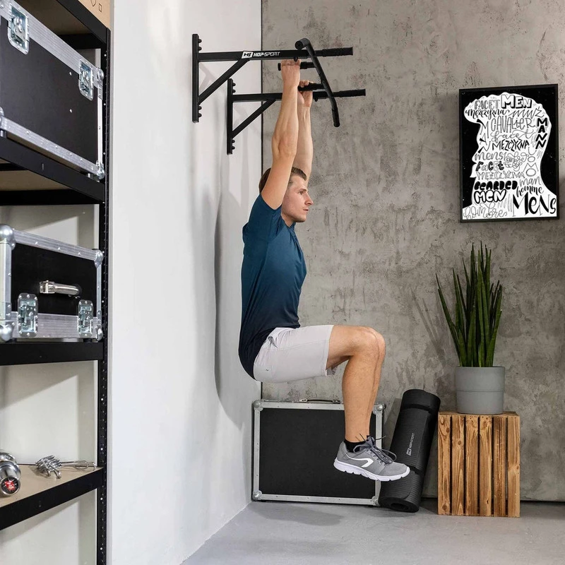 Hop Sport Sieninis prisitraukimų skersinis su 6 rankenomis ir tvirtinimu bokso maišui, iki 210 kg