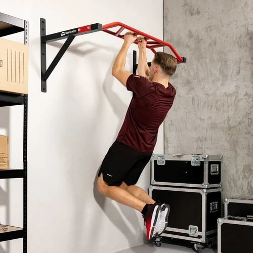 Hop Sport Sieninis prisitraukimų skersinis jėgos treniruotėms, 14 suėmimo variantų, iki 150 kg