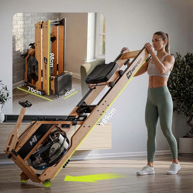 Hop Sport Sulankstomas vandens irklavimo treniruoklis su magnetiniu pasipriešinimu, 32 lygiai, iki 180 kg