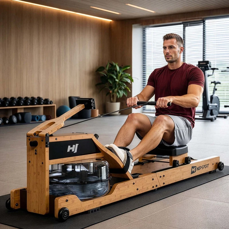 Hop Sport Sulankstomas vandens irklavimo treniruoklis su magnetiniu pasipriešinimu, 32 lygiai, iki 180 kg
