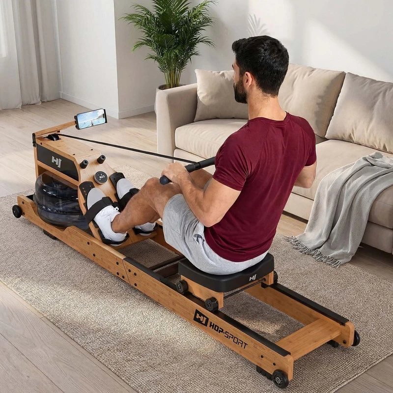 Hop Sport Sulankstomas vandens irklavimo treniruoklis su magnetiniu pasipriešinimu, 32 lygiai, iki 180 kg