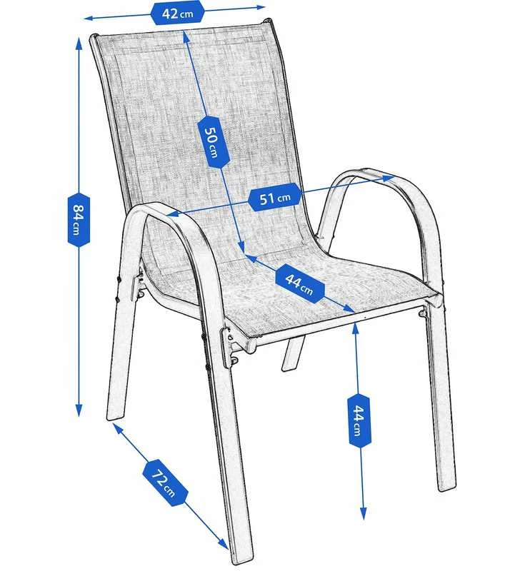 Lauko baldų komplektas Jumi Kėdžių ir stalo komplektas, 60-70cm