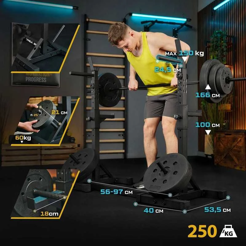 Trex Sport Daugiafunkcinis štangos stovas