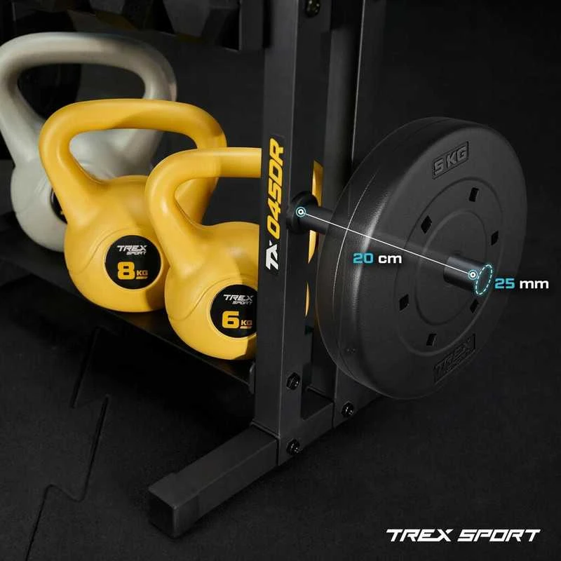 Trex Sport Hantelių ir svorių stovas, 2 lygiai
