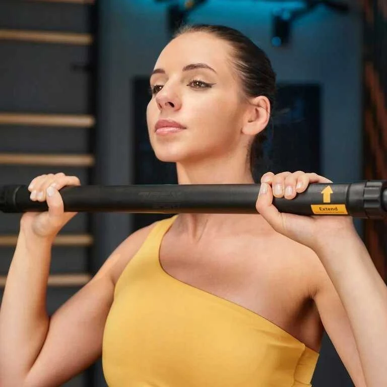 Trex Sport Reguliuojamas prisitraukimų skersinis, 72–110 cm