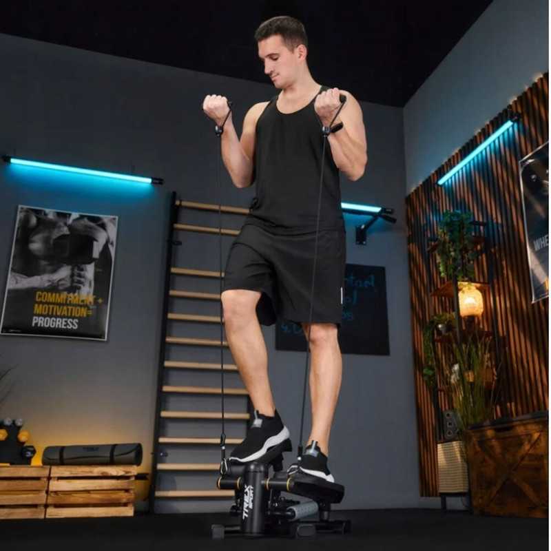 Trex Sport Stepperis 2in1 su pasipriešinimo gumomis