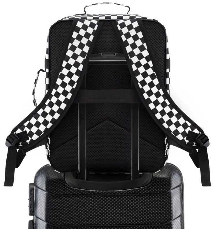Zagatto Kelioninė kuprinė 40x30x20 cm, tinkama Ryanair ir Wizz Air rankiniam bagažui, languota